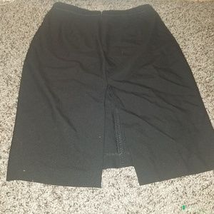 Zara basic black‎ pencil skirt size 4